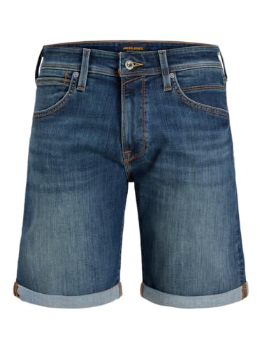 JACK & JONES Men's Shorts, Blue Denim/Pack:am 311, M