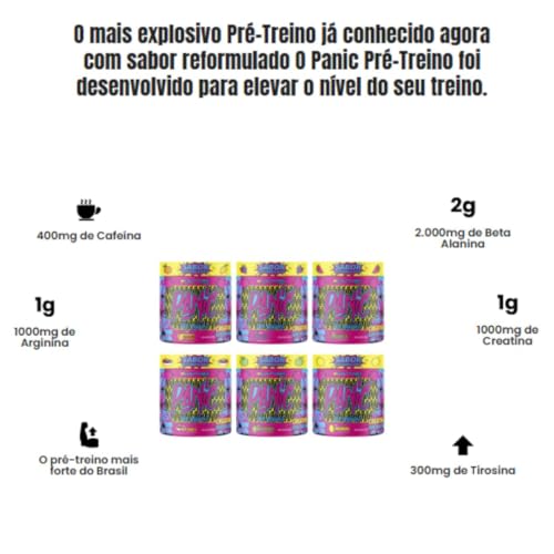 Panic Pré Workout Morango 300g