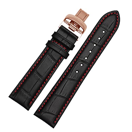 Bracelet de montre en cuir de 23 mm idéal pour le style M005930 chic