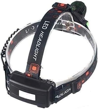 Linterna frontal recargable ergonómica para evitar caídas al correr sin luz 4