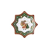 Das in weihnachtlichem Rot und Grün dekorierte Porzellan, macht diese Zeit zu etwas ganz Beson derem für Groß und Klein.