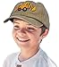 Excavator Toddler Baseball Hat, Embroidery Adjustable Kids Baseball Boys Cap Big Brother Present Age 2-8 Khaki