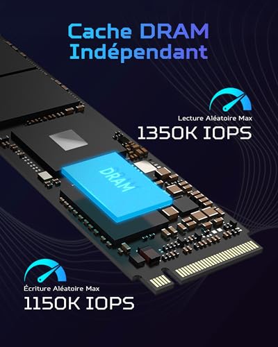 Image of Predator M.2 SSD 2TB GM7000 with DRAM cache NVMe 1.4 2280 PCIe Gen4x4 Ultra high speed (maximum read: 7400MB /s, max write: 6700MB /s) 3D NAND TLC Internal SSD Compatible with PS5 Pro - BL.9BWWR.106