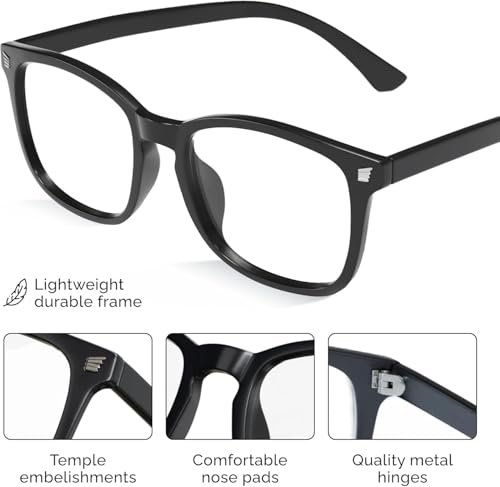 livho high tech blue light glasses - advanced up to 99 blue light blocking computer glasses - screen fatigue amp uv protection
