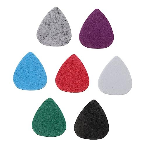 SAFIGLE Juego De 3 Púas De Guitarra De Fieltro Resistente Púas Anchas Para Bajo Para Mayor Comodidad...