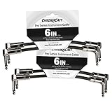ChromaCast Pro Series Cables CC-PSCBLAA-05-4PK 6-Inch Pro Series Patch Cable 4-Pack