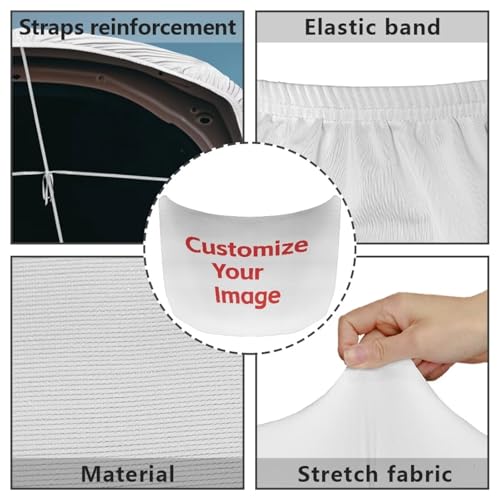 Image of Renewold Custom Personalized Car Hood Cover Protector, Add Your Own Photo Hood Covers for Cars, for Most Sedans Small SUV Truck, Customized Hood Wrap Blanket, Auto Exterior Accessories