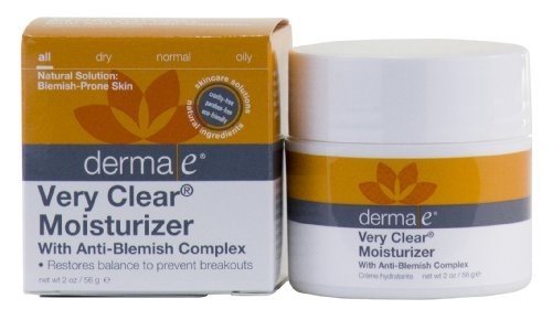 Derma E Acne Oil-Control Matte Moisturizer – Day and Night Spot Treatment Cream with Active Salicylic Acid – Soothing and Balancing Face Cream Gently Exfoliates and Reduces Irritation, 2 Oz