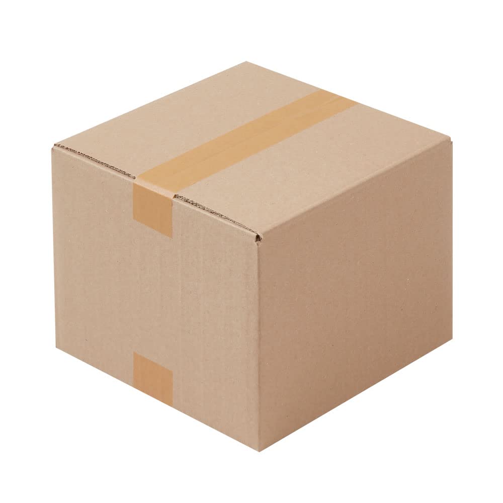 BB-Verpackungen 40x Faltkartons 250x250x185mm 2-wellig braun (40 Stück)| Kleiner Versandkarton, ideal als Warensendung, DHL Päckchen S, GLS/DPD XS-Paket