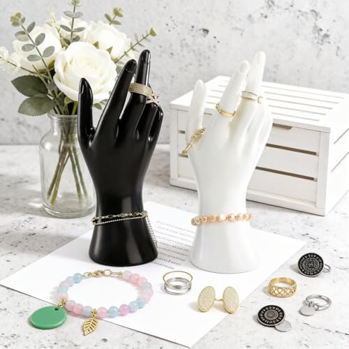 Main de mannequin pour bijoux pour vitrines de boutique et coiffeuse