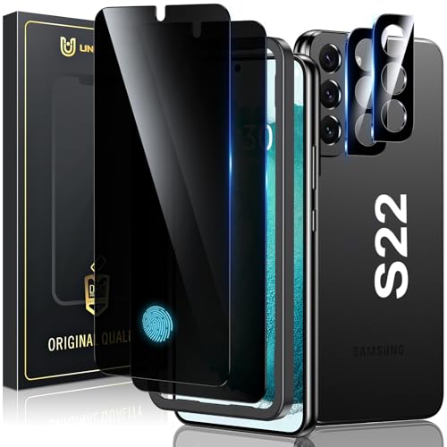 Vitre confidentialité Samsung S22 UniqueMe finie la peur de casser votre objectif