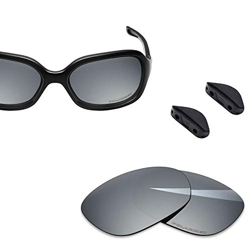 Image of BLAZERBUCK Polarized Replacement Lenses & Nose Pad for Oakley Pulse OO9198 Sunglasses