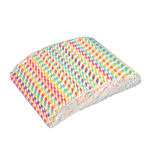 Pro DP 1000 Bio Papiertrinkhalme Strohhalme Trinkröhrchen bunt gestreift Ø6mm 22cm lang farbig gemischt