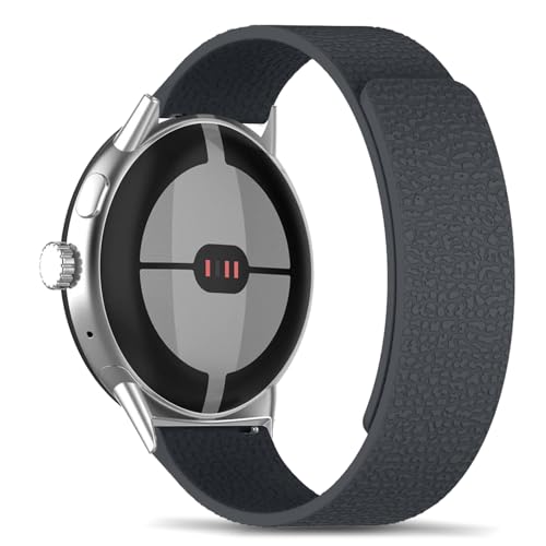 [RoYiio] �o���h Google Pixel Watch 4/3 45mm �Ή� �ւ��x���g �V���R�[�� �}�O�l�b�g �_�炩�� �y�� ���K�� ���v�o���h�R���p�`�u�� Google Pixel Watch 4/3 45mm �x���g�j���������p - �O��