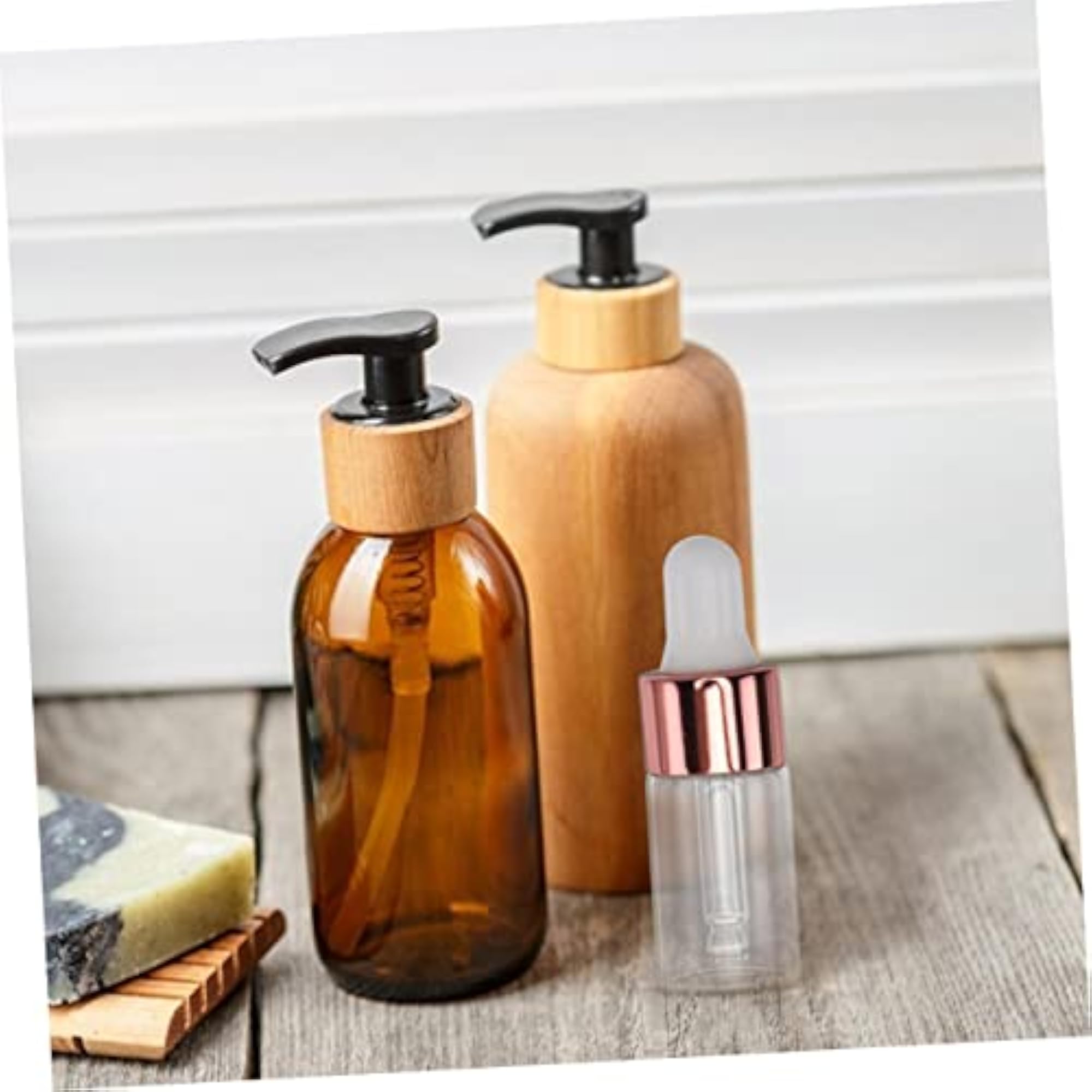 50pcs Clear Glass Dropper Bottles for Essential Oils