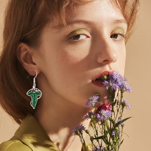 2 Pairs Lord of The Rings Arwen Evenstar Earrings, Cubic Zirconia, Elvish Jewelry for Women4