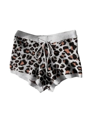 Image of MakeMeChic Women's Mini Micro Shorts Y2k Booty Shorts Sleep Pajama Bottoms
