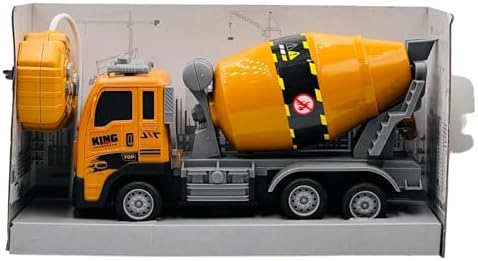 Uzaktan Kumandalı Şarjlı Full Fonksiyon Işıklı İnşaat Makineleri 27 Mhz 1:16 Ölçek (Beton Mikseri) - Görsel 6