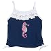 Sun Smarties UPF 50+ Seahorse Tankini Swimsuit Top Baby Toddler Girls Navy Blue