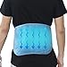 REVIX Lower Back Heating Pad with Hot Cold Ice Gel Pack and Adjustable Belt, Electric Heat Wrap for Waist Lumbar Stomach and Shoulder Pain Relief, UL Listed, Blue