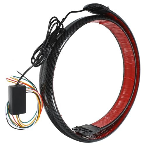 Luz de freno trasera flexible KOMBIUDA con LED de advertencia en ABS y cobre para coche