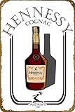 Hennessy part 3 Poster Retro Metal Tin Vintage Sign 12 X 8 Inch Home Bar Man Cave Wall Decor