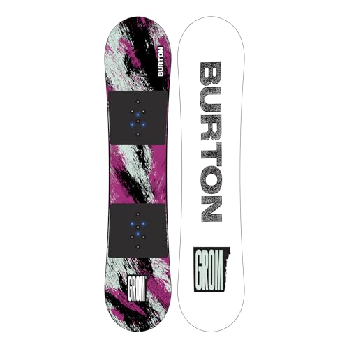 Burton Kids' Grom Snowboard, Purple/Teal, 110cm