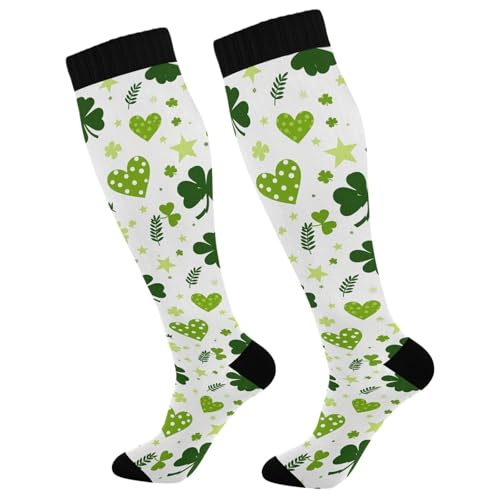 Image of Wusikd Pirate Skulls Compression Socks for Women and Men Circulation Cute Long Socks for Athletic Running 1