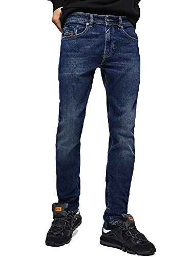 Diesel Thommer 0870F Men's Jeans Pants Regular Slim Skinny (Blue, 27W / 32L)