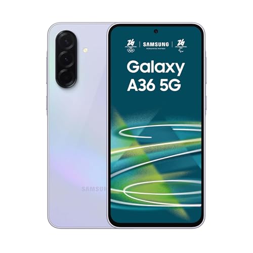 Samsung Galaxy A36 5G, Smartphone con Funzioni intelligenti, 3 anni di Garanzia del produttore, Display Super AMOLED 6.7”, 8GB RAM, 256GB, 5.000 mAh, IP67, Awesome Lavender [Versione Italiana]