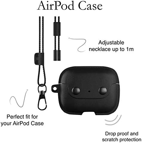 Woodcessories AirCase - Leather Necklace Case – Compatible with Apple AirPods  Pro - Black : Amazon.com.au: Electronics
