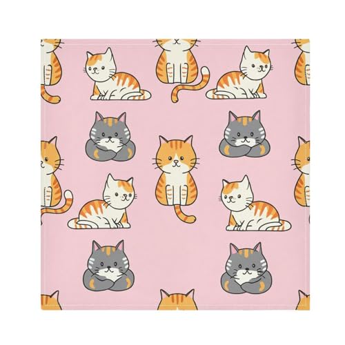 Servilletas de tela YETTASBIN set 4 50.5 x 50.5 cm miniatura 5