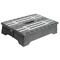 Fox Valley Traders Step-Non-Slip Grips Foldable Easy to Store in Large Platform (3.55 Pound), Black, 1 Count
