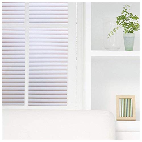 Coavas Blinds Window Film No Glue StaticGlass Film Non-Adhesive Frosted Privacy Window Decal Decorative Privacy Window Film, 35.5