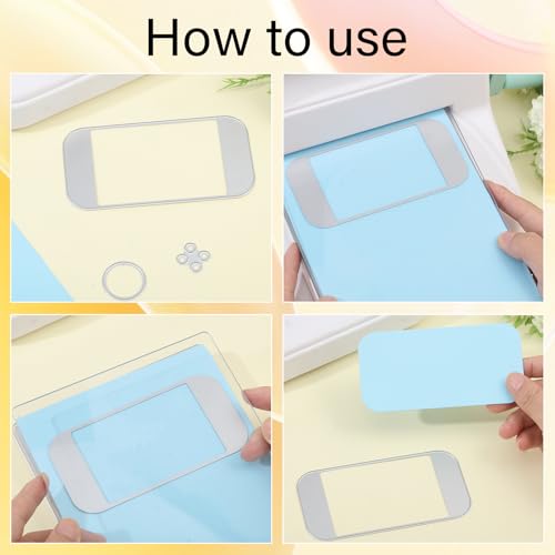 GLOBLELAND Game Machine Shaker Cutting Dies for Card Making Metal Die Cuts Game Machine Frame Cutting Dies Templates for Scrapbooking Journal Embossing Paper Craft Decor - Image 4