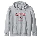 Photo Gallery college park maryland md vintage sports design stampa rossa felpa con cappuccio Photo Gallery college park maryland md vintage sports design stampa rossa felpa con cappuccio