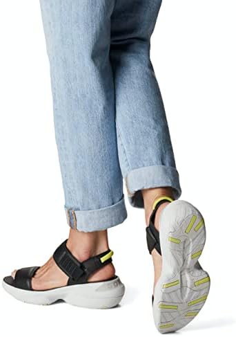 Sorel Women's Explorer Blitz Stride Sandals - Black, Moonstone - Size 10 | Image 4