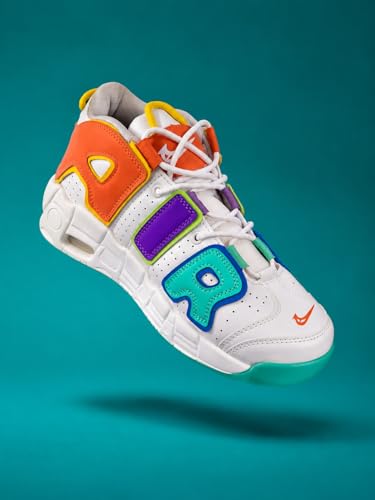 Image of Men's Casual Colorful High-Top Sneakers | Lightweight Fashion Sports Shoes