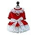 Velvet Winter Dog Dress Dog Winter Coat for Small Dogs Girl Chihuahua Yorkie Teacup Pet Coat Dog Christmas Outfit