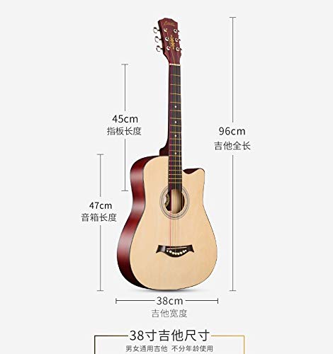 Loivrn Guitare acoustique taille de 38 pouces en bois guitare for débutants 38 pouces Noir portable de voyage guitare… - Les Beatles, Paul McCartney, John Lennon, RIngo Starr, George Harrison Loivrn Guitare acoustique taille de 38 pouces en bois guitare for débutants 38 pouces Noir portable de voyage guitare… – Image 7