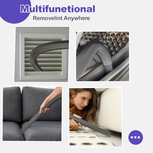 Image of Dryer Vent Cleaner Kit Compatible with Shark Vacuum Hose Attachment, Cleaning Tools for Dryer Vents, Dryer Lint Cleaner for Series NV350, NV351, NV352, NV353,NV360,NV500, NV501 NV752 NV751
