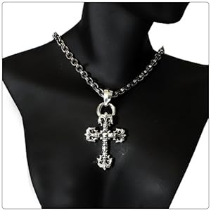 クロムハーツ フィリグリークロス ペンダント XS w/ プレーンベイルシルバー CHROME HEARTS クロムハーツ Chrome Hearts XSフィリグリー