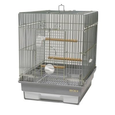 HOEIの鳥かご 小鳥用手のりケージ 21手のりG フロスティグレー