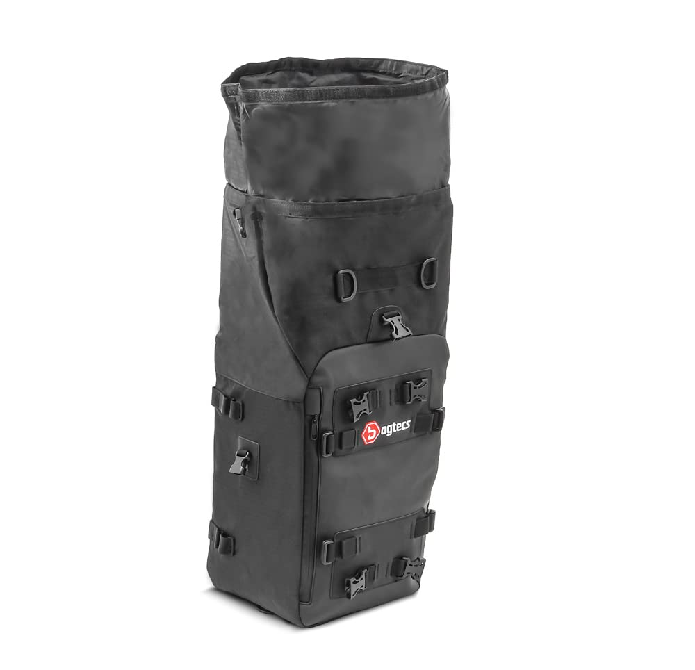 Bolsa Sillin Asiento Moto/Trasero Mochila Bagtecs KH2 20L Negro
