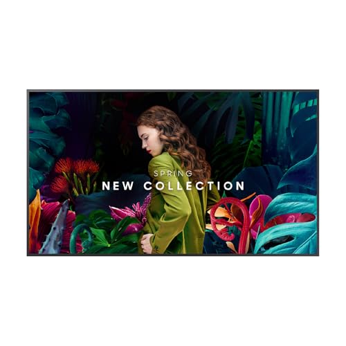 SAMSUNG 43” Commercial UHD Signage, 28.5mm Depth, Dynamic Crystal Color,