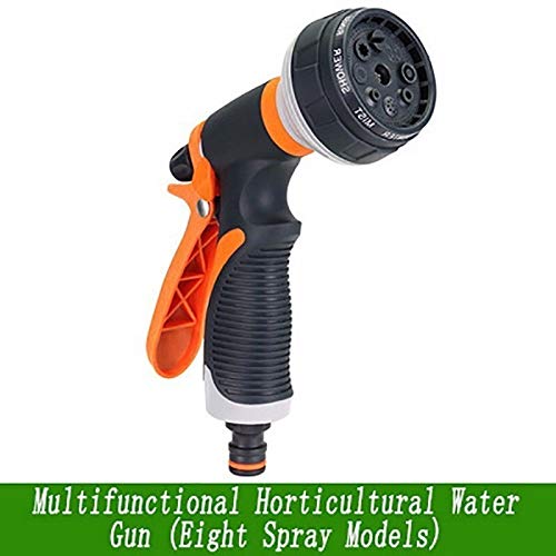 Gxbld-yy Garden Watering Gun Sprayers with Connector Hose For Watering Lawn Hose Spray Water Nozzle Gun Car Cleaning Lawn Watering Kits (color : Single water gun)