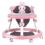 【Trotteur bébé pliable pour un rangement facile】:Ce trotteur bébé se plie en quelques secondes pour un transport et un stockage simplifiés. Léger et compact, il s’adapte aux petits espaces et aux voyages, avec des roues silencieuses pour un déplacement stable sur parquet ou moquette.