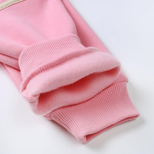 Kids Tales Boys Girls Active Tracksuit 2Pcs Hooded Fleece Sweatsuit Kids Zip Up Athletic Sweatshirt and Jogger Sweatpants4