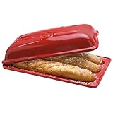Baguette Bread Pan, Premium Nonstick French Bread Baking Pan, 3 Loaves Baguette Pan With lid, Heating Evenly for Sourdough, Italian Bread, Perfect for Creating Crisp Golden-Brown Crust Easy To Release
