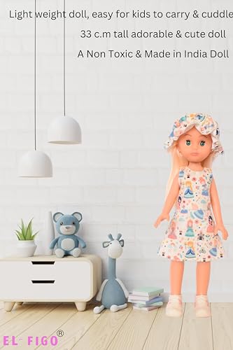 Image of EL FIGO Princess Fashion Doll, Doll for Girls, Age 2 & Above (33 cm Tall)